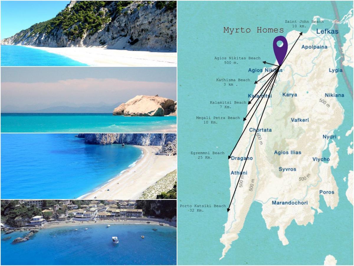 Myrto Homes Lefkada Agios Nikitas Greece Kültér fotó